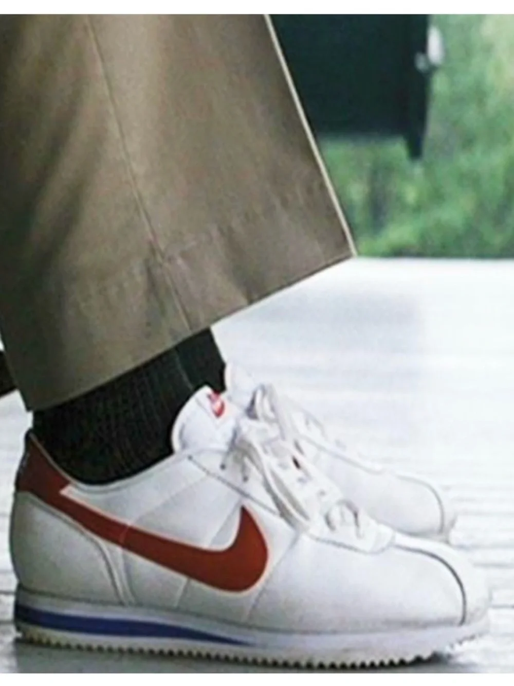 Nike Cortez SE Basic Leather OG Forrest Gump White Varsity Red 882254-164 10.5